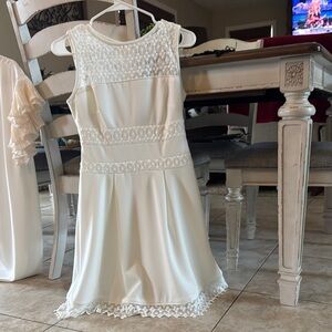 Elegant White womens Dress